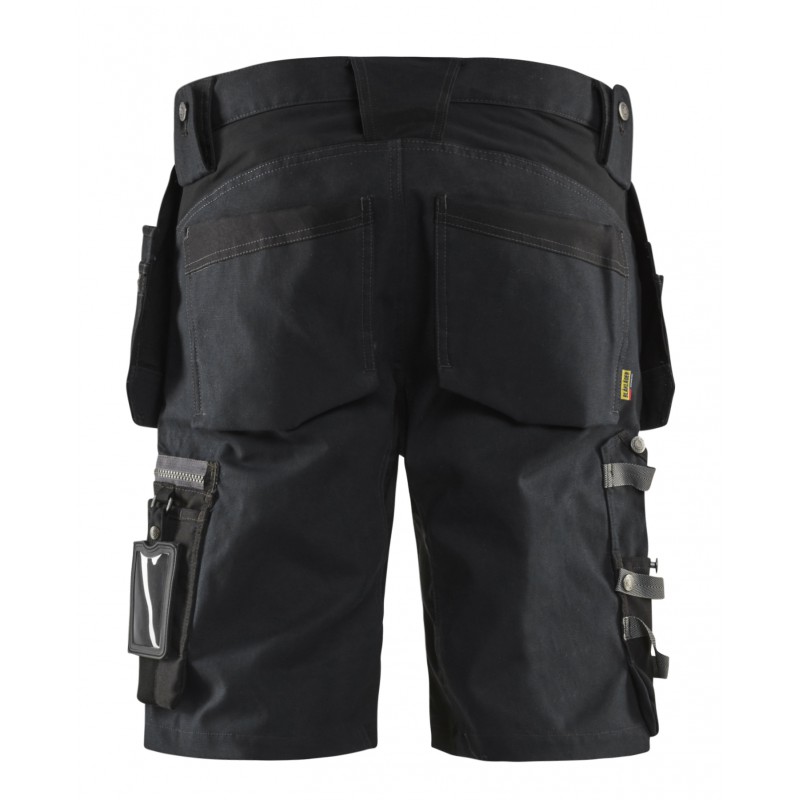 Short met stretch en spijkerzakken