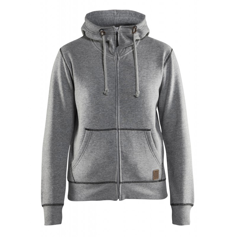 Dames hooded sweatvest