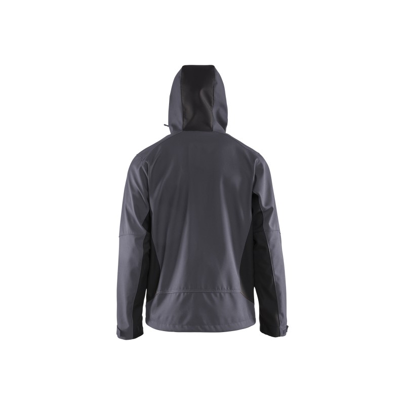 Softshell jack met capuchon