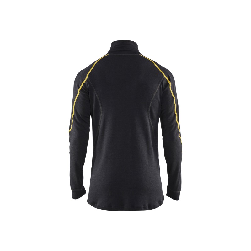 FR Onderhemd zip-neck 78% merino