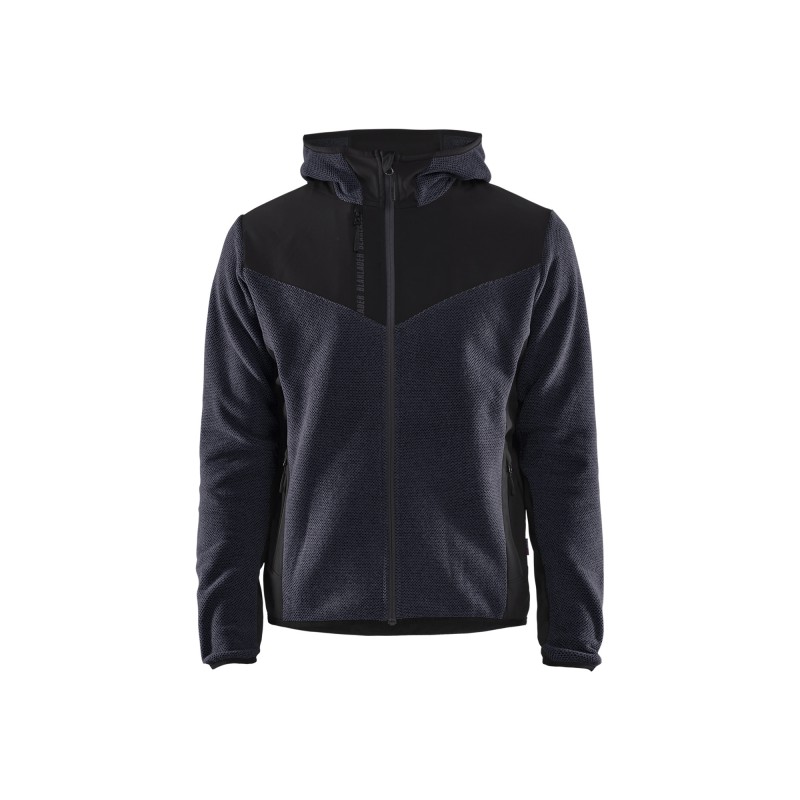Gebreid jack met softshell