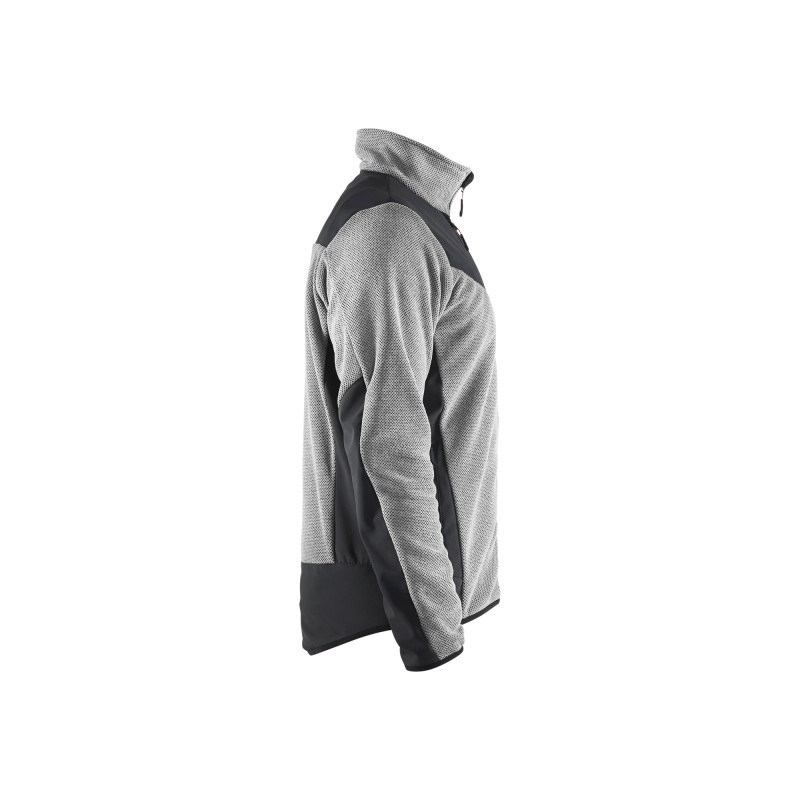 Gebreid vest met softshell