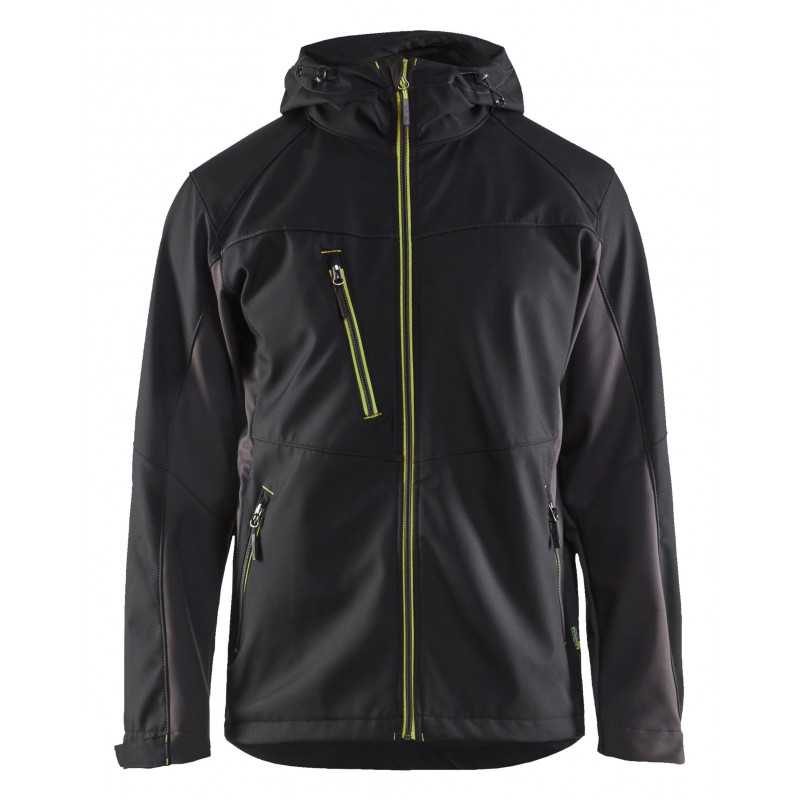 Softshell jack met capuchon