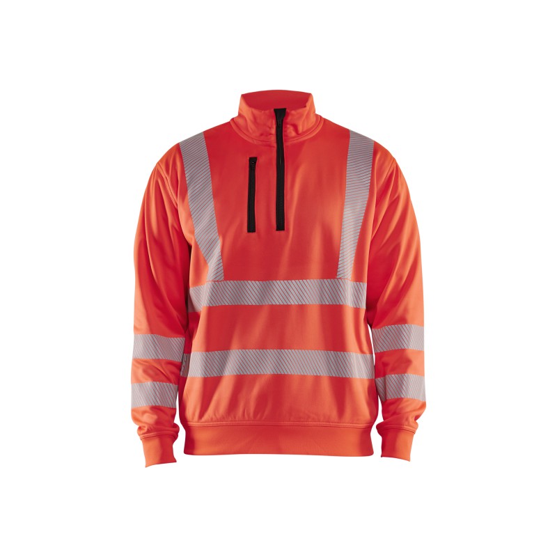 High Vis Sweatshirt halve rits High Vis Sweatshirt halve rits