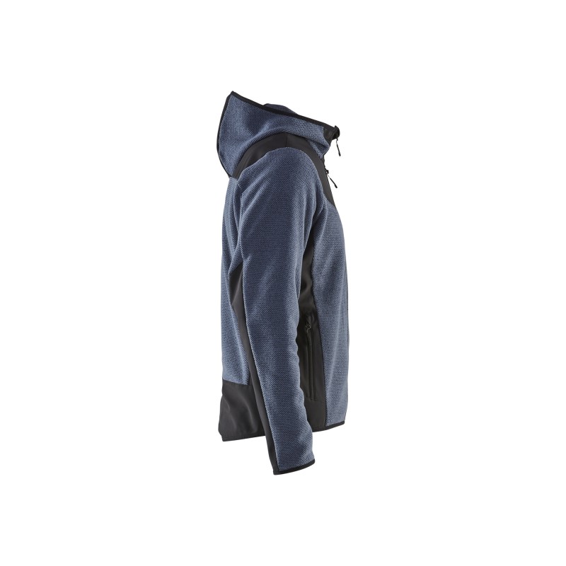 Gebreid jack met softshell