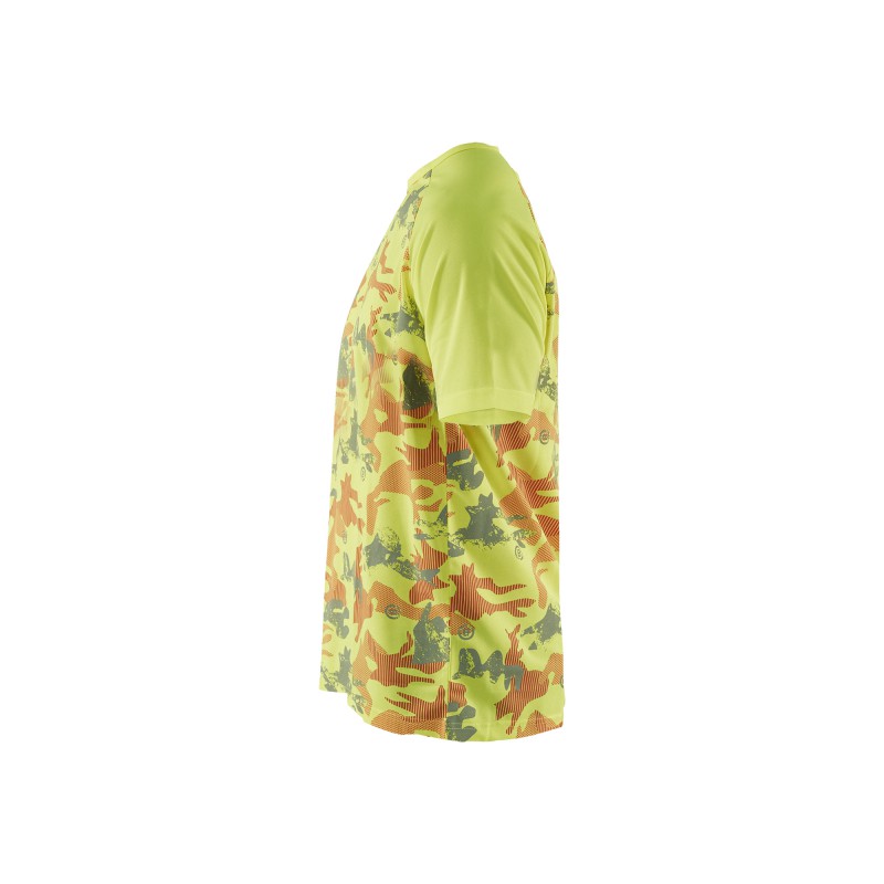 T-shirt functioneel camo