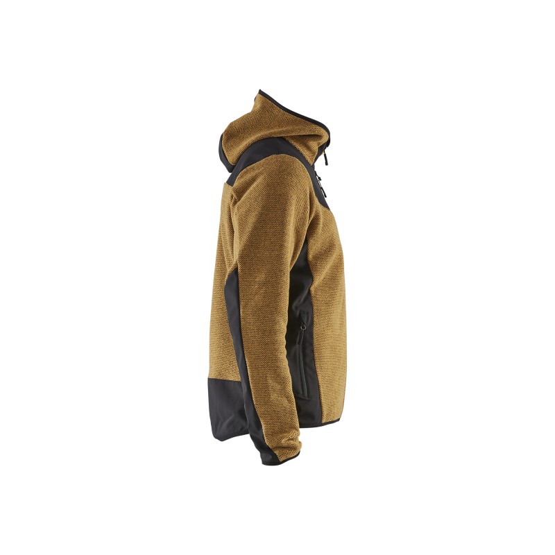 Gebreid jack met softshell