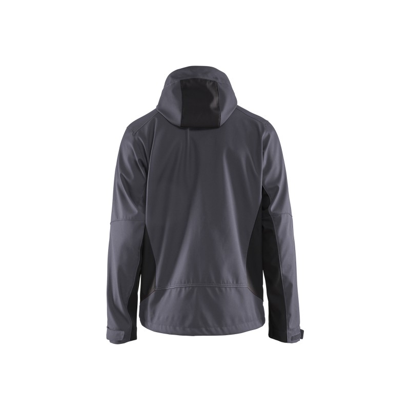 Softshell jack met capuchon