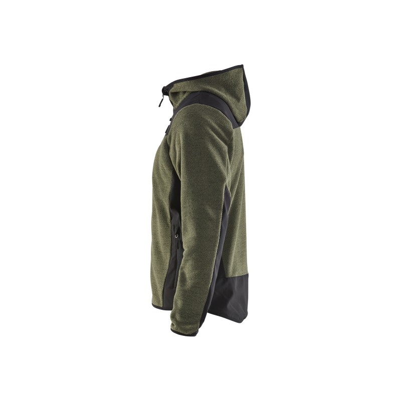 Gebreid jack met softshell