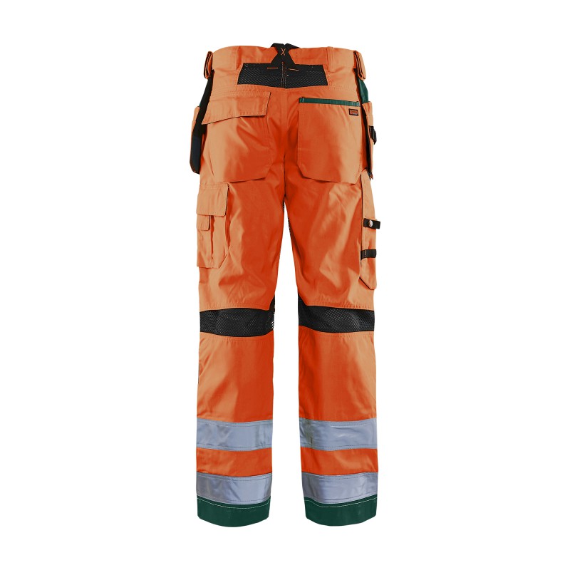 Werkbroek High Vis met ventilatie