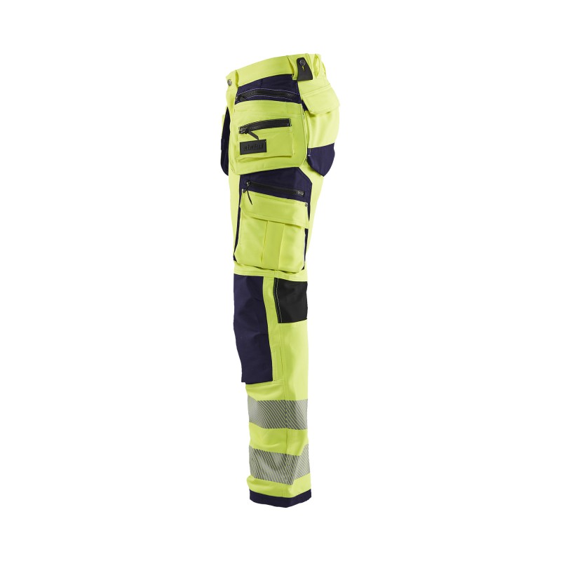 High Vis werkbroek met 4-weg stretch