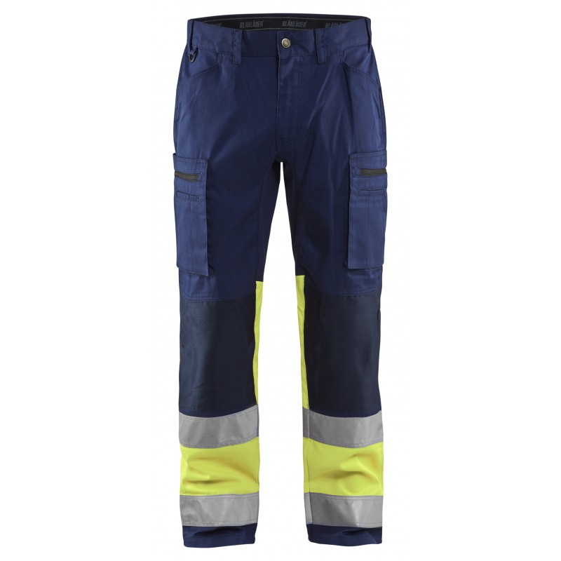 Werkbroek met stretch High Vis