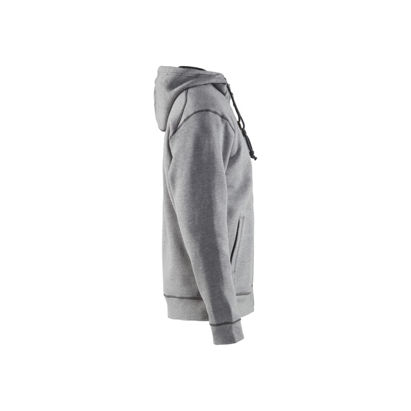 Hooded sweatshirt met rits