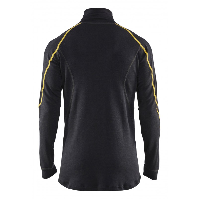 FR Onderhemd zip-neck 78% merino