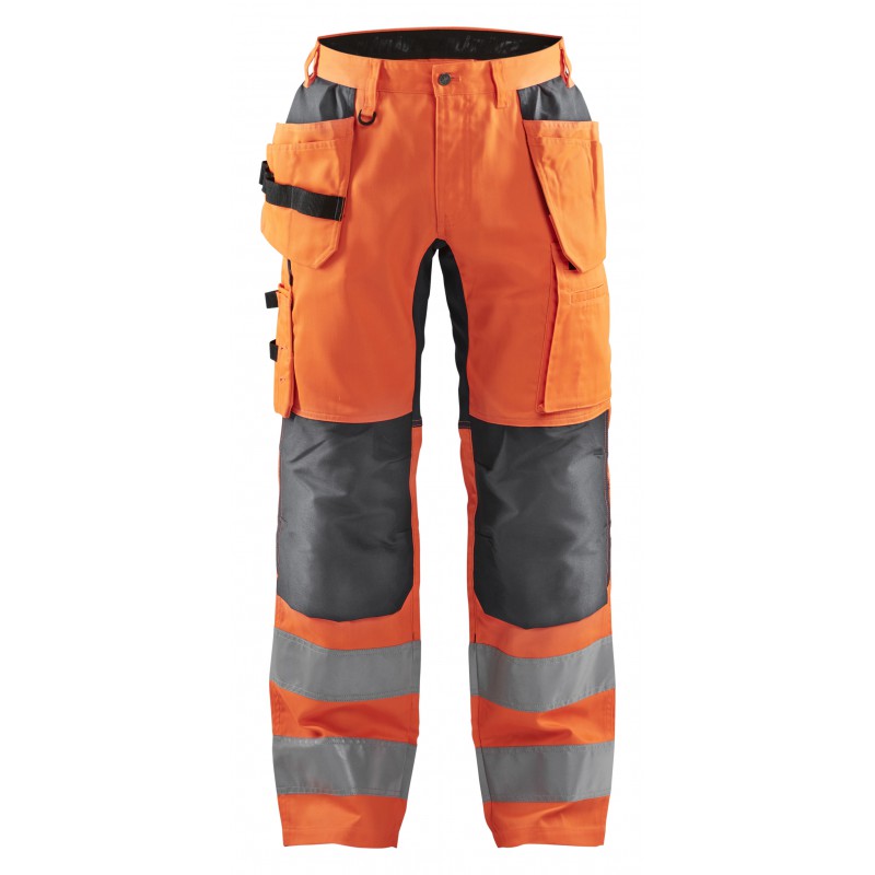 Werkbroek met stretch High Vis