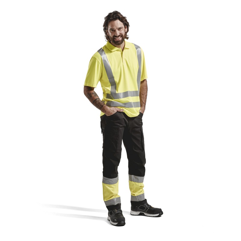 UV-Poloshirt High Vis