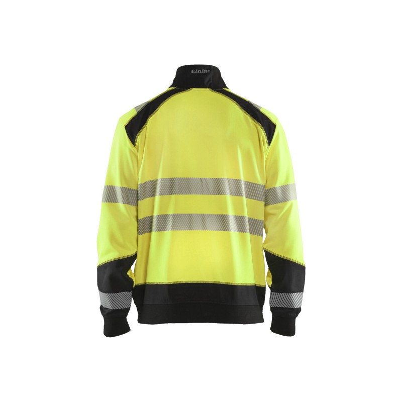 Sweatshirt hele rits High Vis