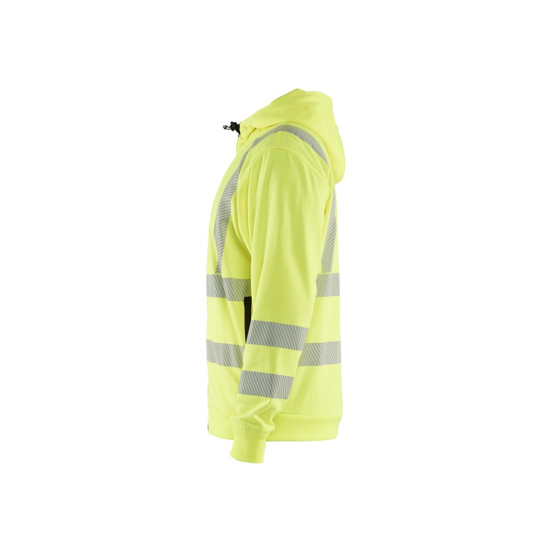 High Vis Hoodie met rits