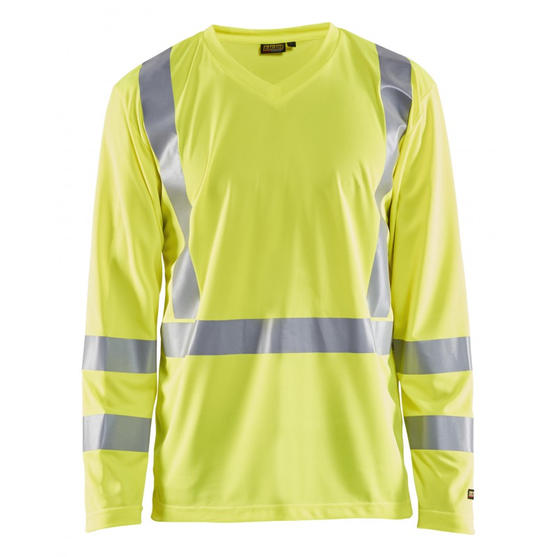 UV-T-shirt lange mouw High Vis