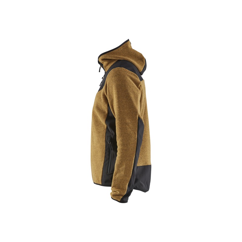 Gebreid jack met softshell