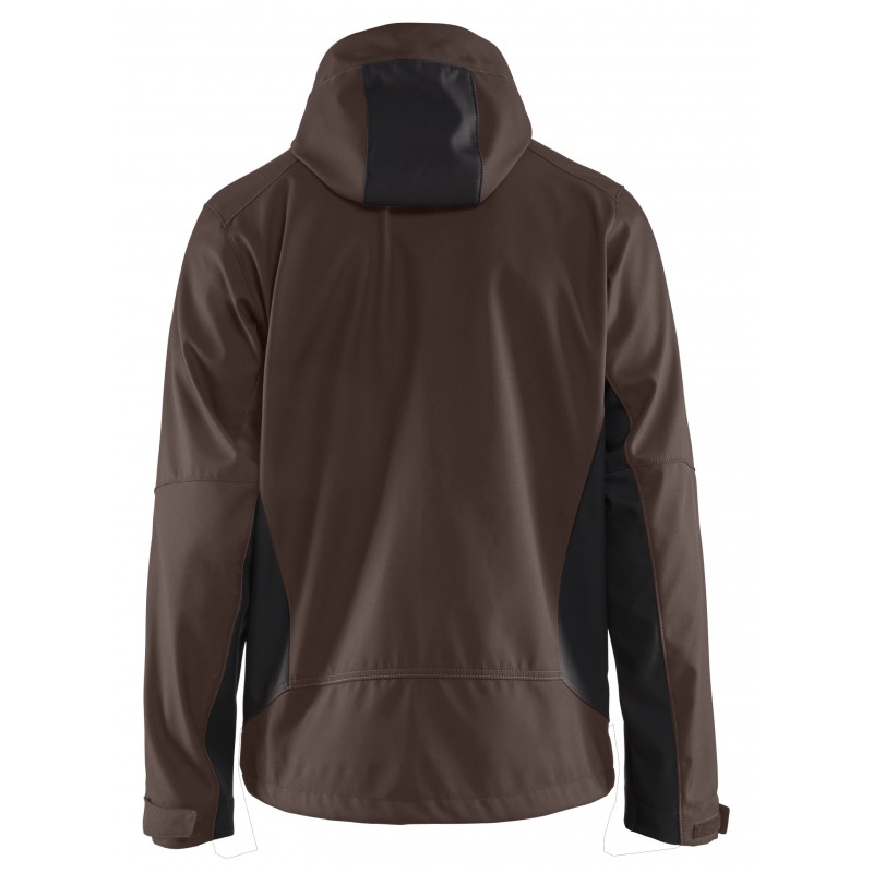 Softshell jack met capuchon