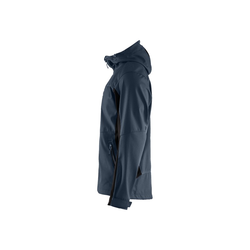 Softshell jack met capuchon