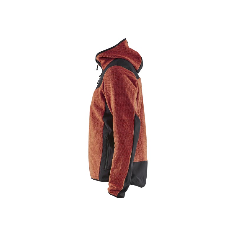 Gebreid jack met softshell
