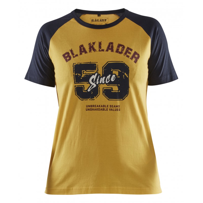 Dames T-shirt Limited Retro Blaklader since 1959 Dames T-shirt Limited Retro Blaklader since 1959