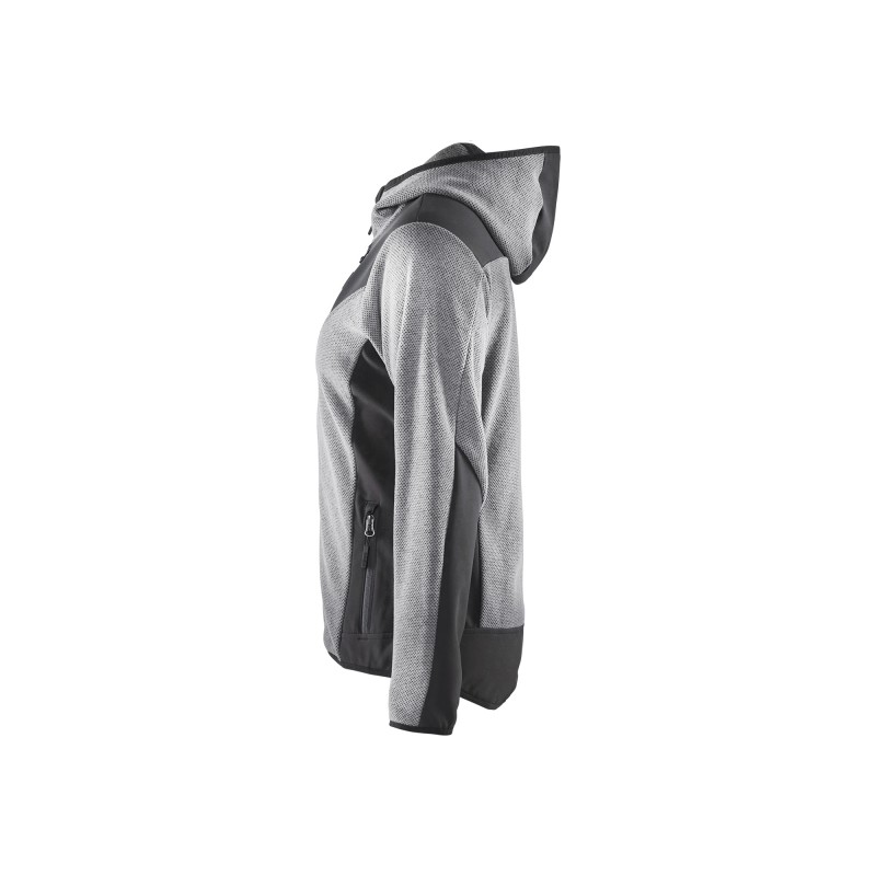 Gebreid damesjack met softshell