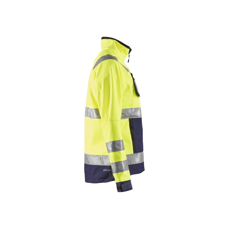 Dames Softshell jack High Vis
