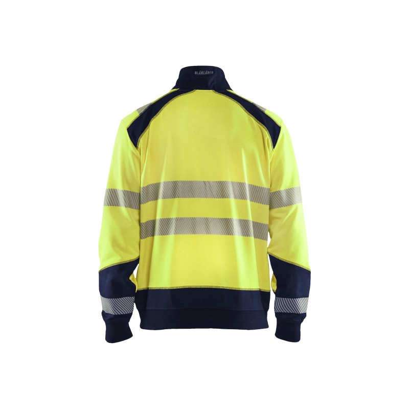 Sweatshirt hele rits High Vis