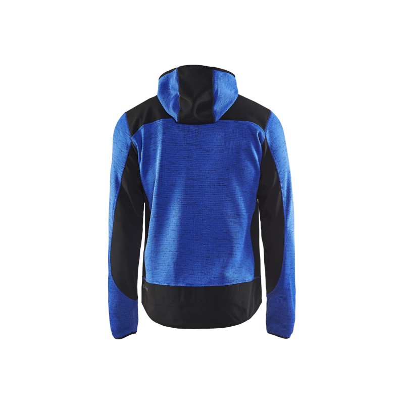 Gebreid vest met softshell