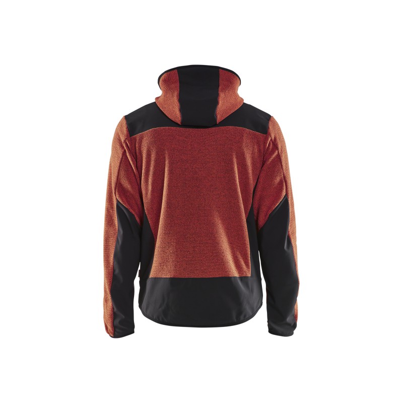 Gebreid jack met softshell