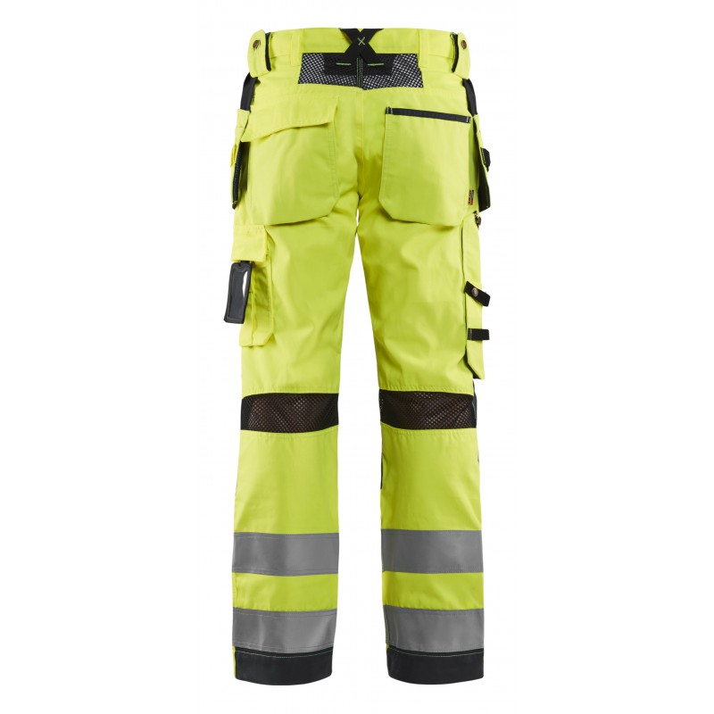 Werkbroek High Vis met ventilatie
