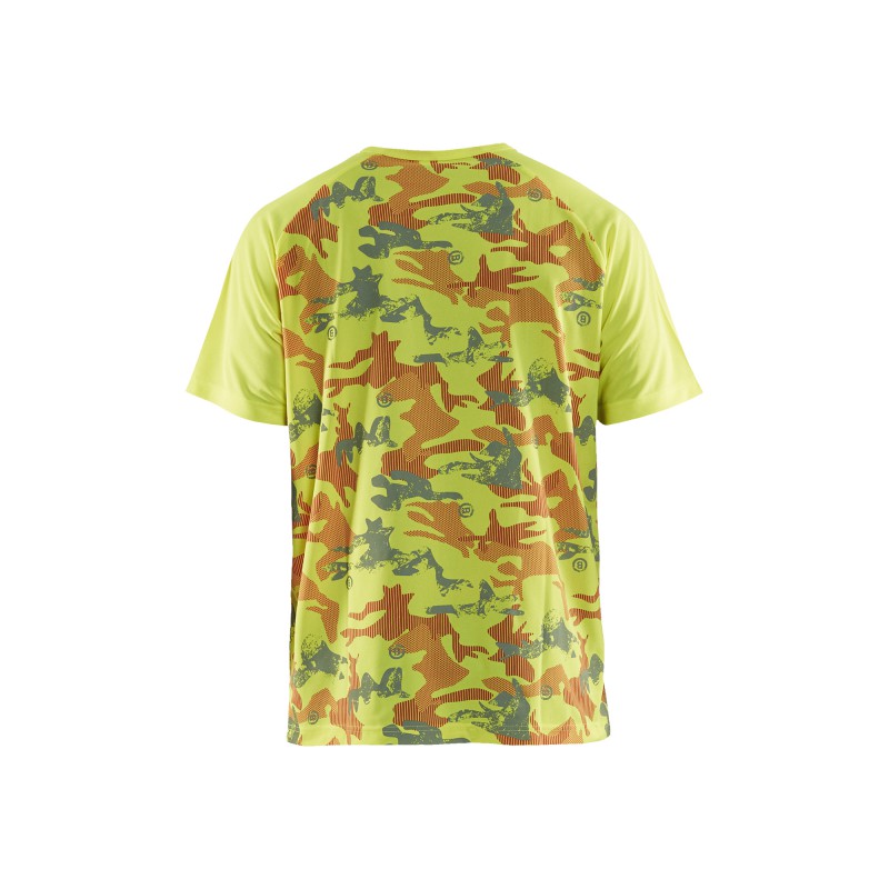 T-shirt functioneel camo