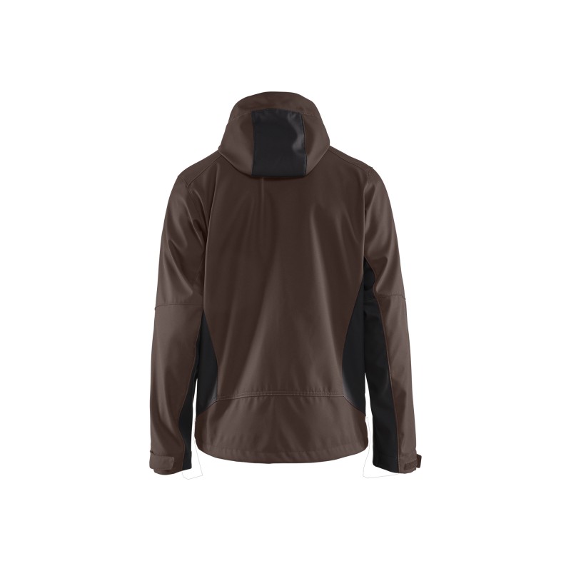 Softshell jack met capuchon