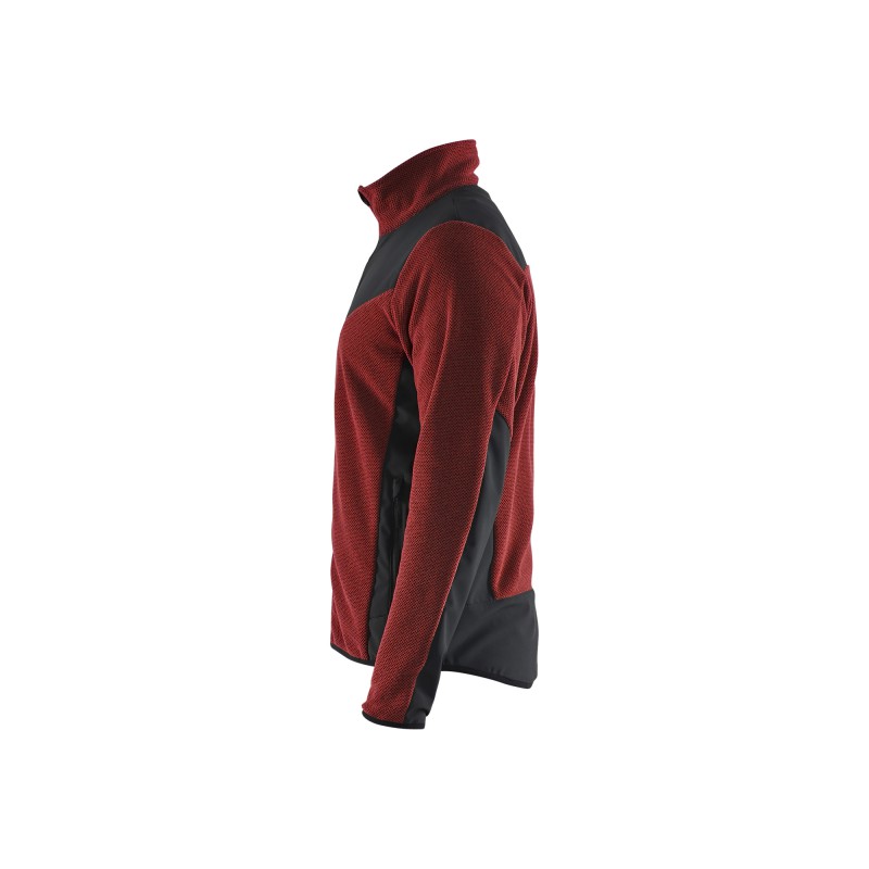 Gebreid vest met softshell