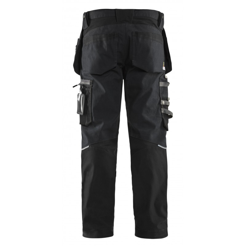 Werkbroek met stretchpanelen en spijkerzakken