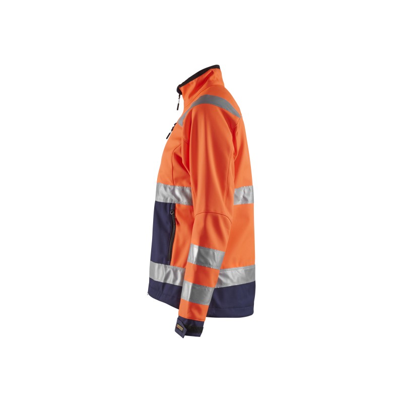 Dames Softshell jack High Vis