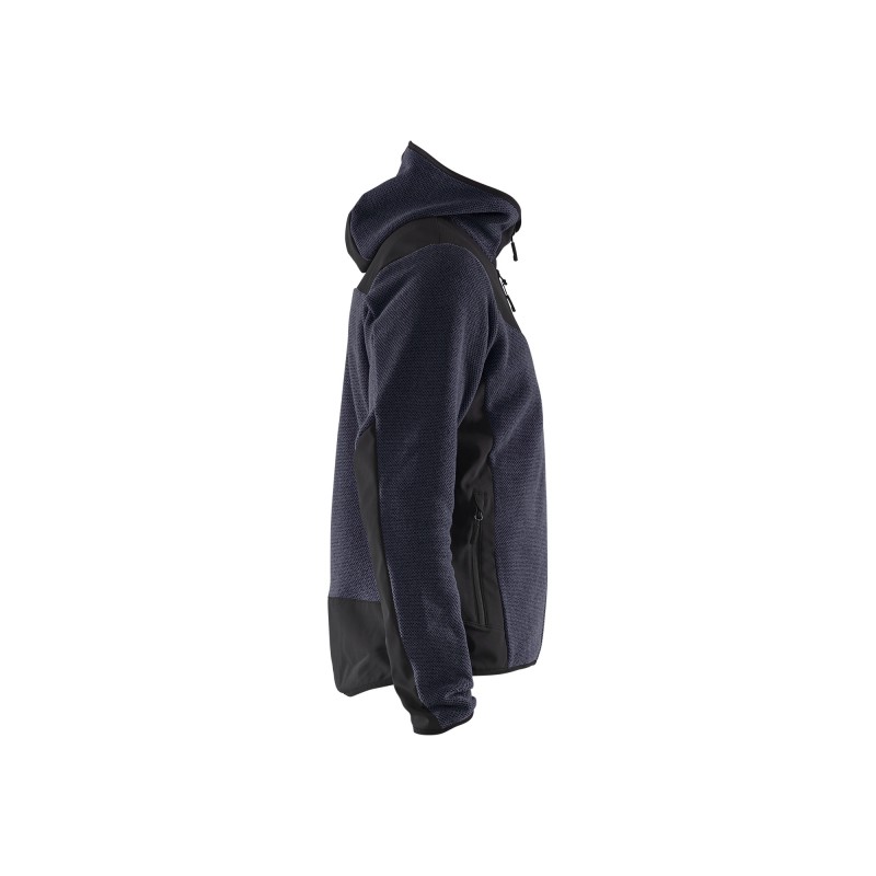 Gebreid jack met softshell