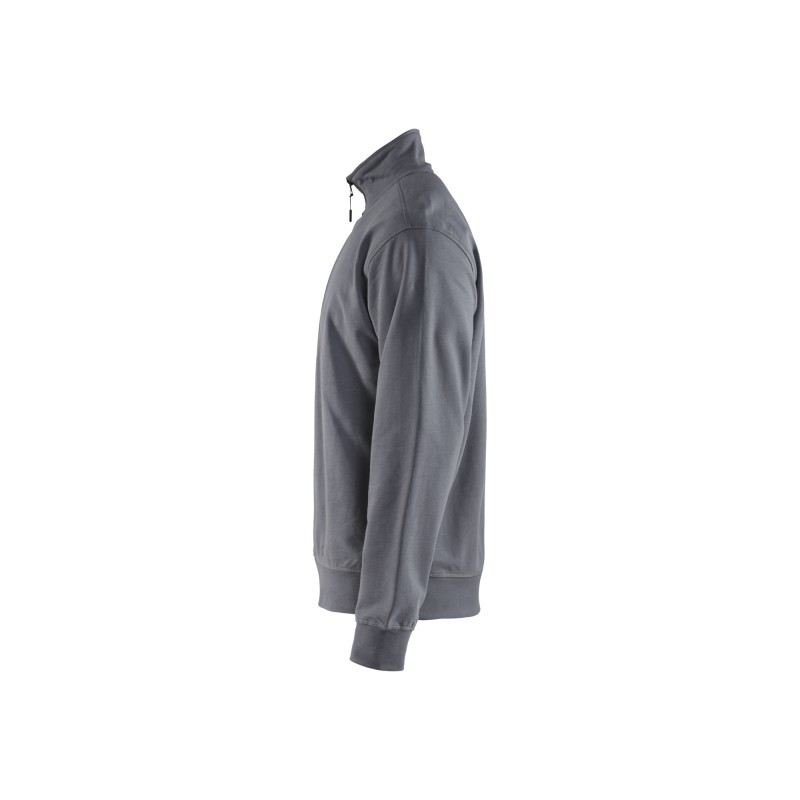 Sweatshirt met halve rits Sweatshirt met halve rits