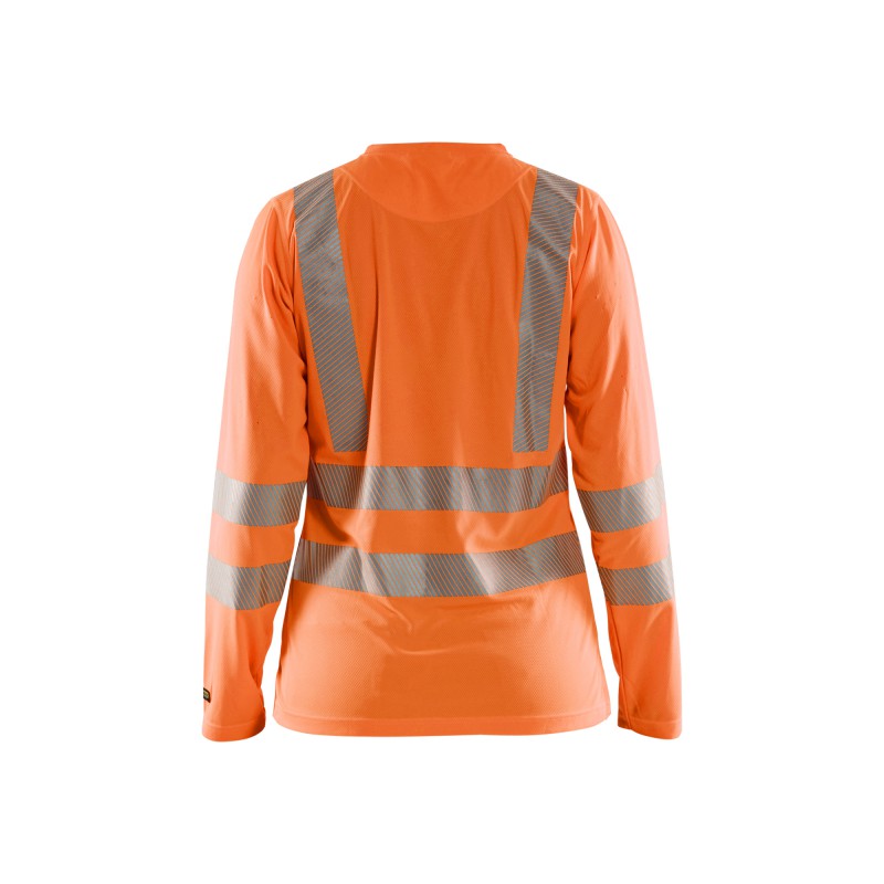 Dames T-shirt lange mouw High Vis