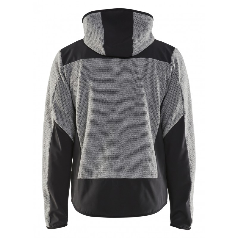 Gebreid jack met softshell