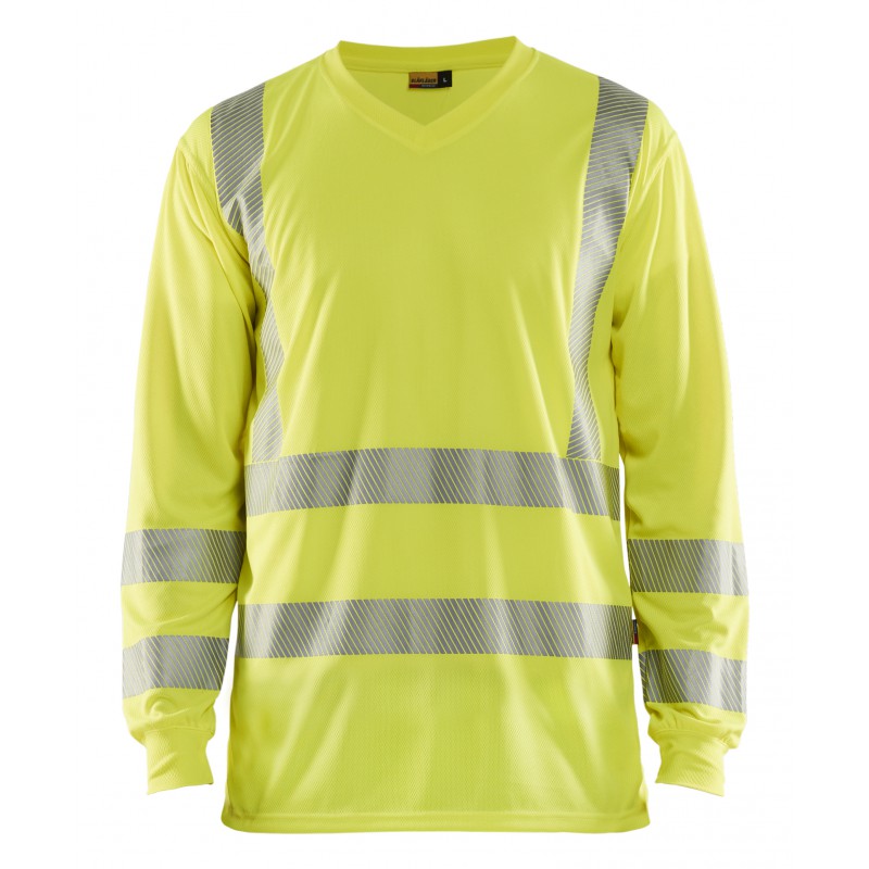 UV-T-shirt lange mouw High Vis