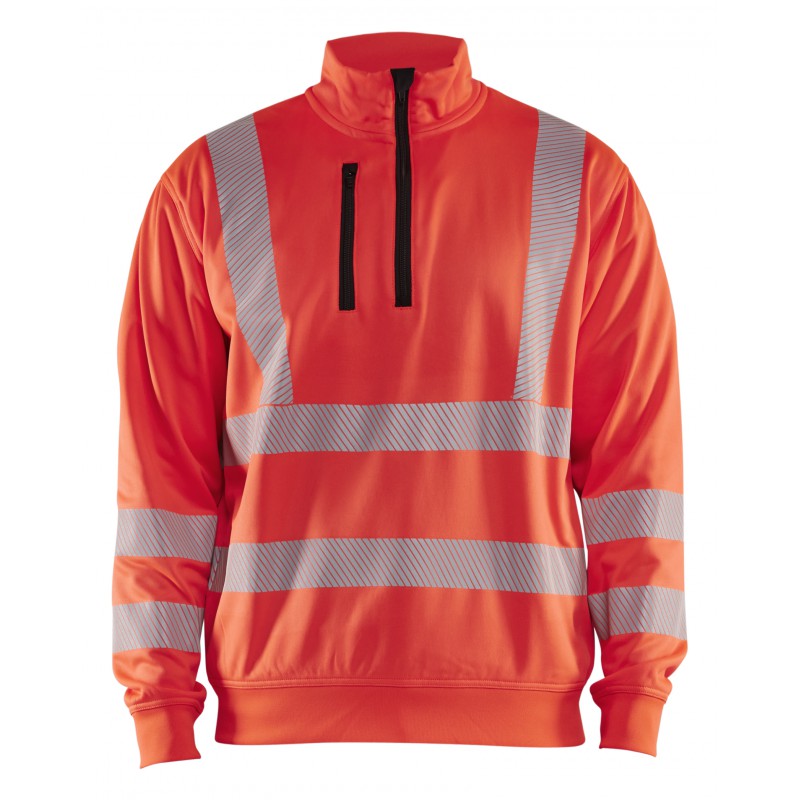 High Vis Sweatshirt halve rits High Vis Sweatshirt halve rits