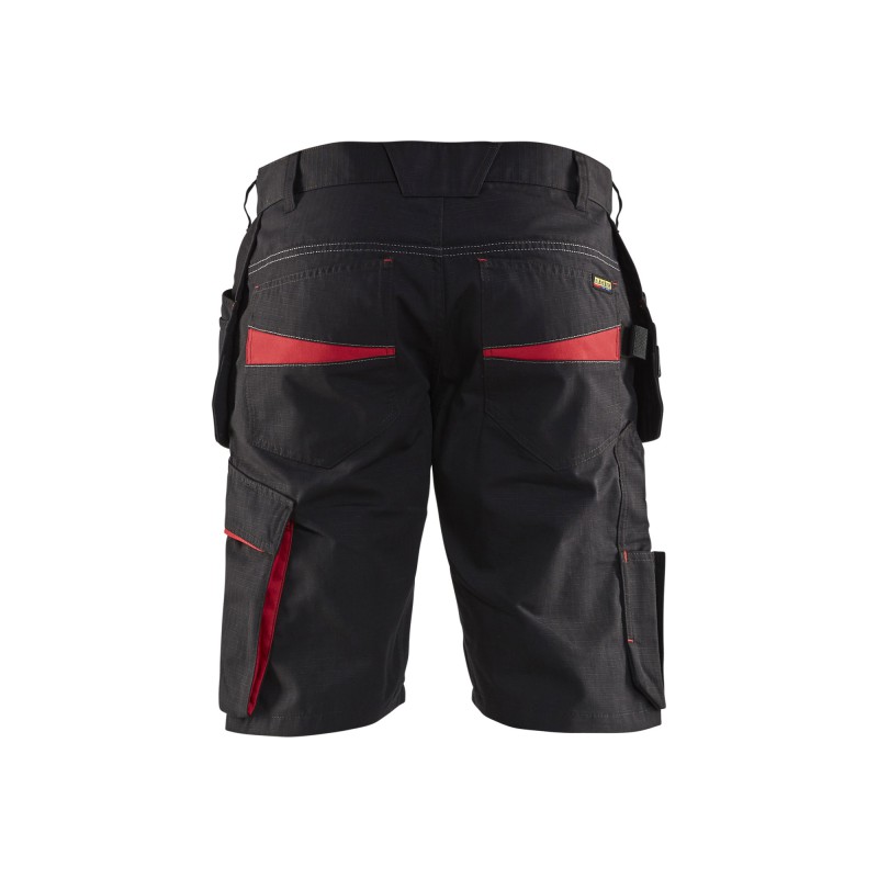 Service short met spijkerzakken