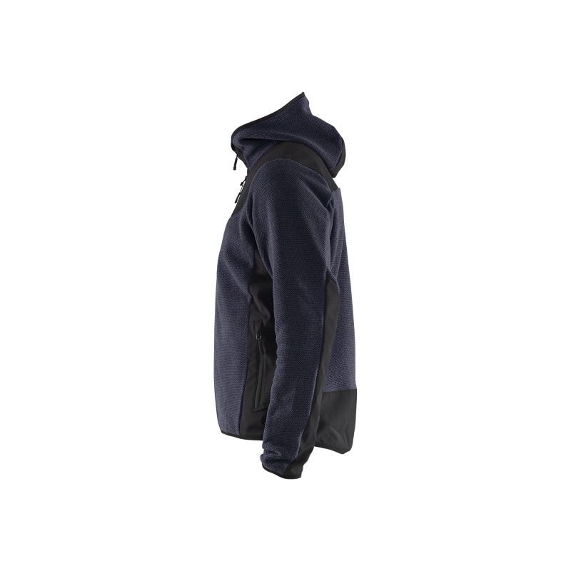 Gebreid jack met softshell