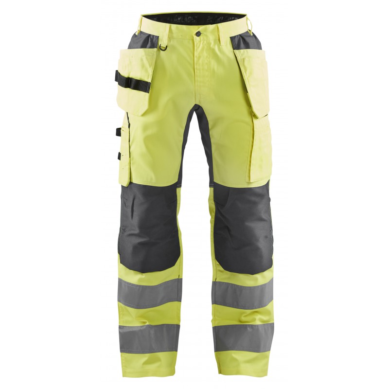 Werkbroek met stretch High Vis