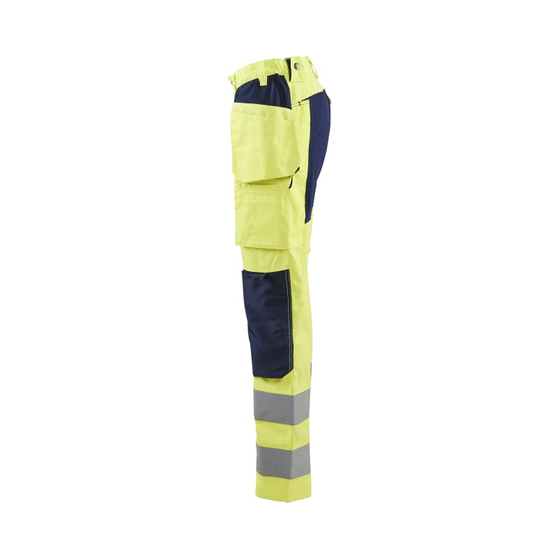 Dames werkbroek High Vis met stretch