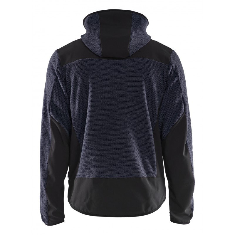 Gebreid jack met softshell